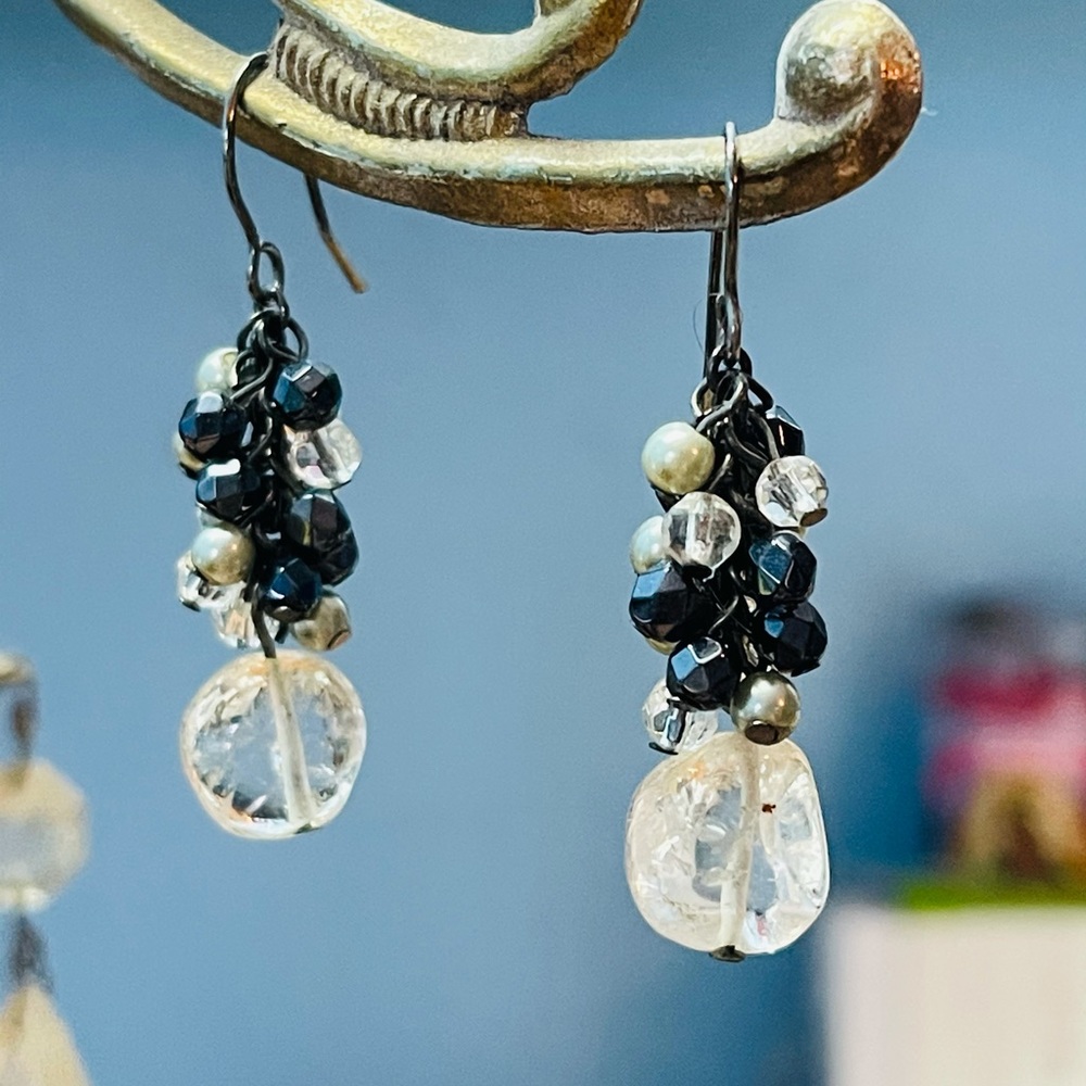 Cluster earrings